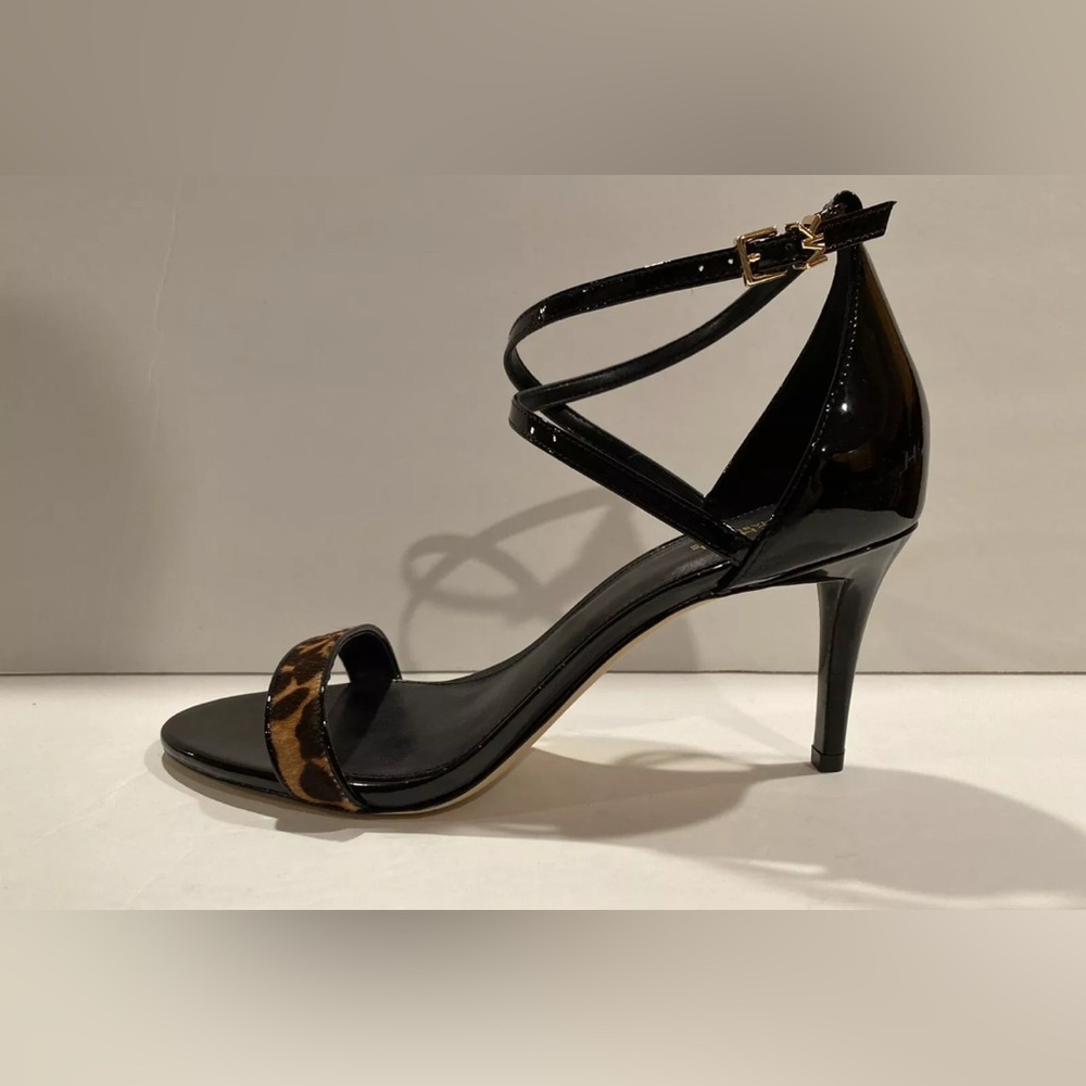 Michael Michael Kors Ava Mid Sandal Butterscotch heels - Picture 2 of 8